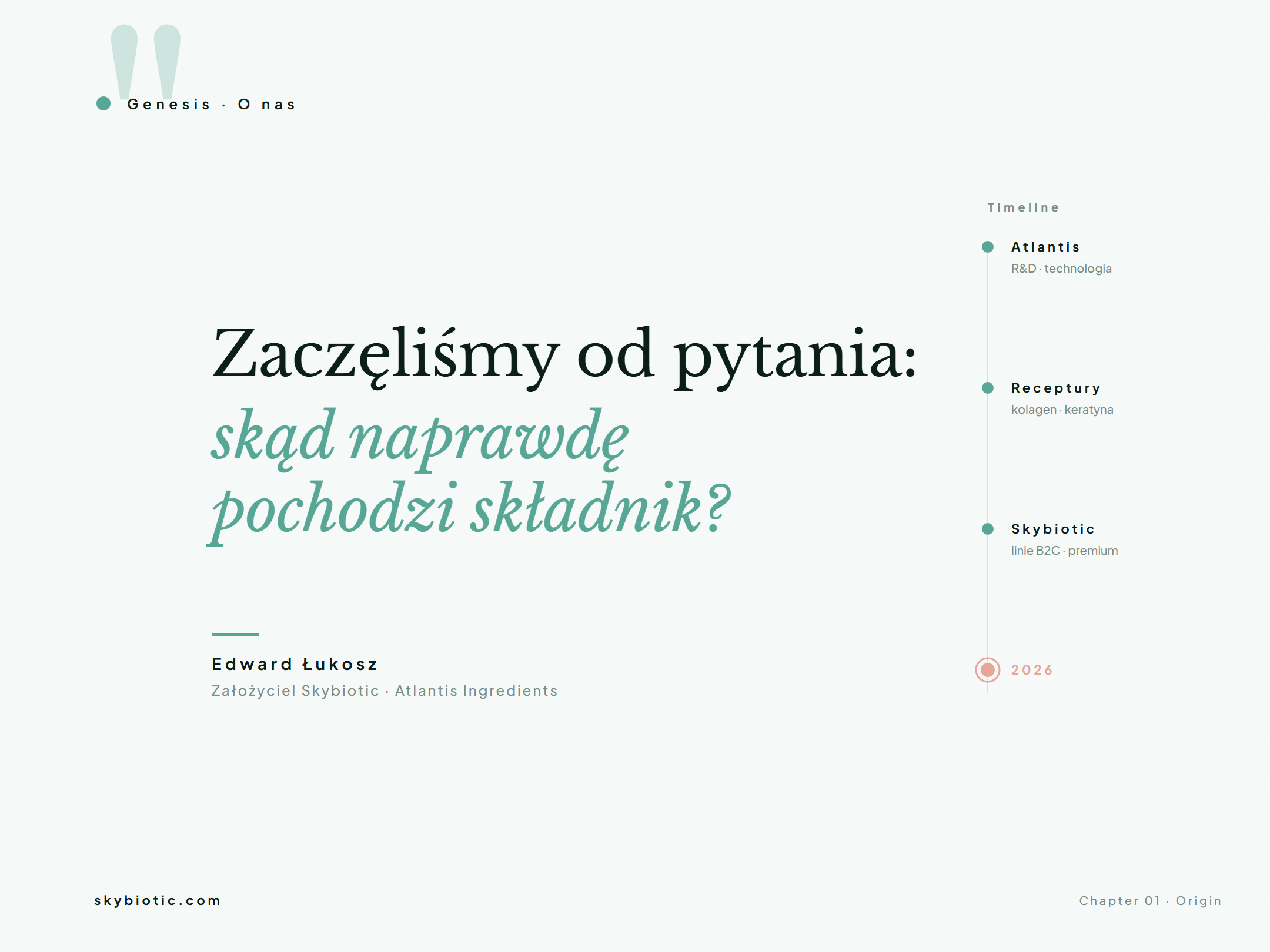 Laboratorium Skybiotic — ekstrakcja kolagenu indyczego i keratyny beta w UE